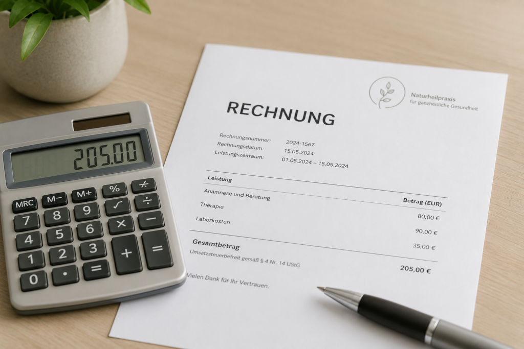 Osteopathie Abrechnung